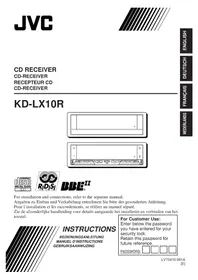 JVC KDLX10R - Autoradio