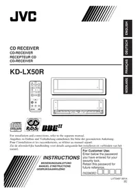 JVC KDLX50R - Autoradio