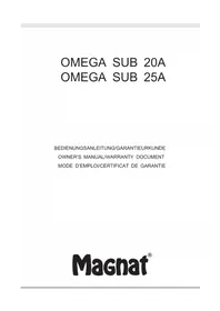 MAGNAT Omega SUB 20A - 扬声器