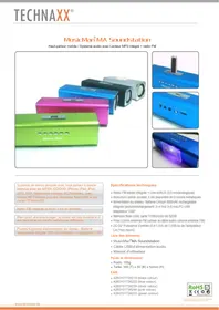 Notice TECHNAXX MUSICMAN MA SOUNDSTATION Haut-parleur