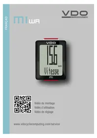 Notice VDO M1 WR Compteur