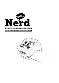 Notice Knog NERD 12 Compteur