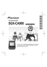 Notice PIONEER SGXCA900 Compteur