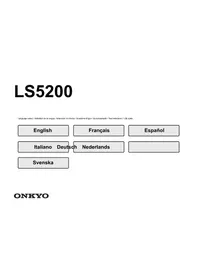 Notice ONKYO LS5200 Sistema audio home cinema