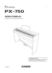 CASIO Privia PX750 - Clavier