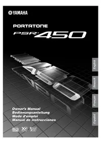 YAMAHA Portatone PSR450 - Clavier