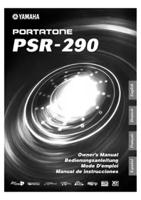 YAMAHA Portatone PSR290 - Clavier