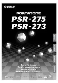 YAMAHA Portatone PSR275 - Clavier
