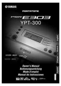 YAMAHA Portatone PSRE303 - Clavier