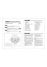 Notice Marquant MPR88 Radio