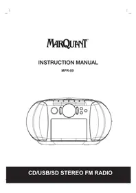 Notice Marquant MPR89 Radio