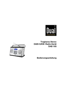 Notice DUAL DAB 10S Radio