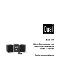 Notice DUAL DAB 500 Radio