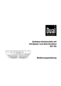 Notice DUAL KR 103 Radio