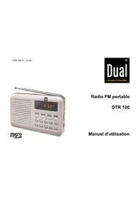 Notice DUAL DTR 100 Radio