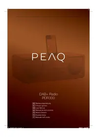 Notice PEAQ DAB+ RADIO PDR300 Rádió