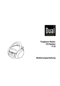 Notice DUAL P35 Radio
