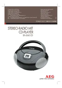AEG SR 4345 CD - Радіо