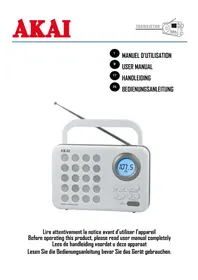 Notice AKAI AR72 Radio