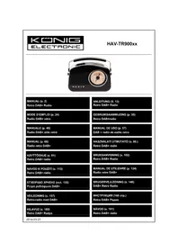 Notice KONIG HAVTR900 Rádio