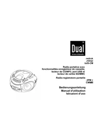 Notice DUAL P46 Radio