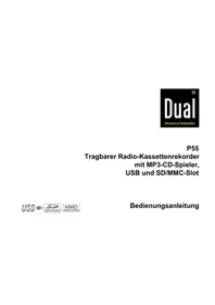 Notice DUAL P55 Radio