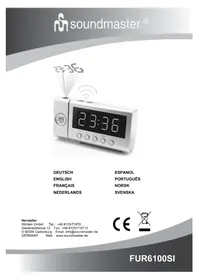 Notice Soundmaster FUR6100SI Radioklokke
