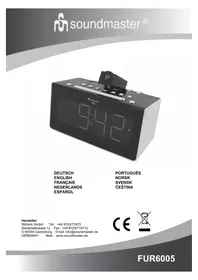 Notice Soundmaster FUR6005 Radioklokke