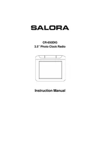 SALORA CR650DIG - Radio-réveil