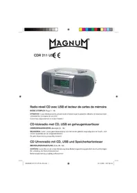 Notice Magnum CDR 211 USB Radiowekker