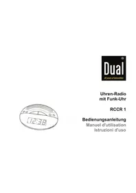 Notice DUAL RCCR 1 Radio-réveil