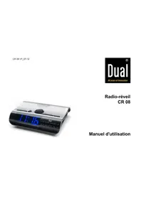 Notice DUAL CR08 Radio-réveil