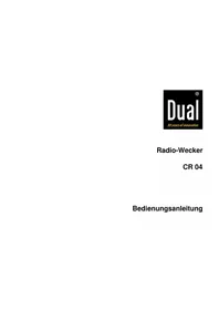 Notice DUAL CR04 Radio-réveil