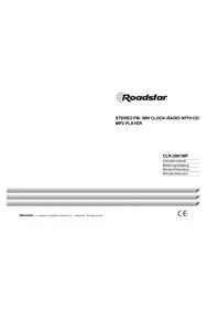 Notice ROADSTAR CLR2981MP Radio-réveil