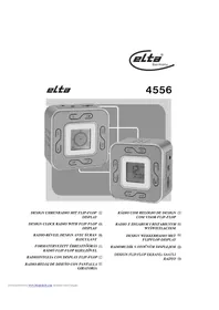 Notice ELTA 4556 Radio-réveil