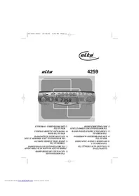 Notice ELTA 4259 Radio-réveil