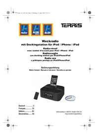 Notice Terris RWI 232 Radio budilka