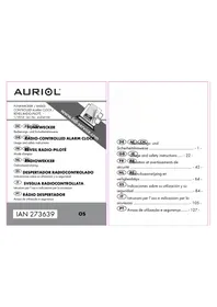 AURIOL 4LD4166 IAN 273639 - Rádio relógio