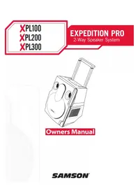 Notice SAMSON XPL300 Speaker