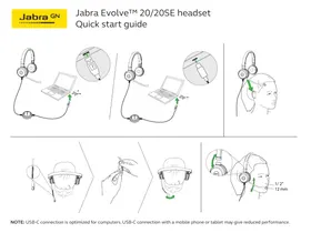 Notice JABRA EVOLVE 20 Ecouteur