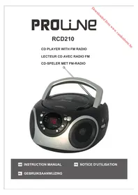 PROLINE RCD210 - Cd-speler/recorder