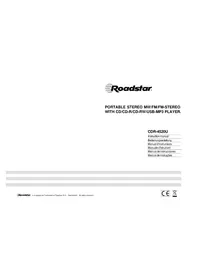Notice ROADSTAR CDR4520U Lecteur/enregistreur de cd