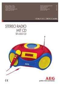 AEG SR 4363 CD - Cd-spieler/rekorder