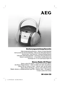 AEG SR 4304 CD - Cd-spiller/innspiller