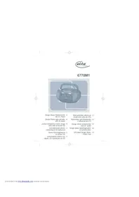 Notice ELTA 6770M1 Lecteur/enregistreur de cd