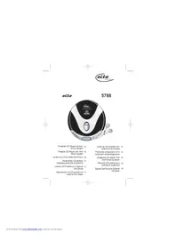 Notice ELTA 5788 Lecteur/enregistreur de cd