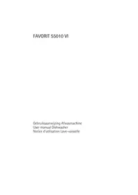 Notice AEG-ELECTROLUX FAVORIT 55010 VIL Lave-vaisselle