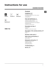 HOTPOINT-ARISTON WMD 762 SK - Washing machine
