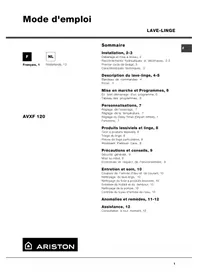 HOTPOINT-ARISTON AVXF 120 - Wasmachine