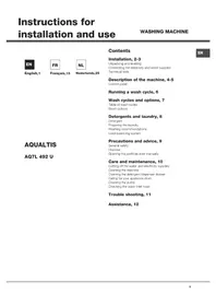 Aqualtis AQ7L 492 U HOTPOINT-ARISTON
